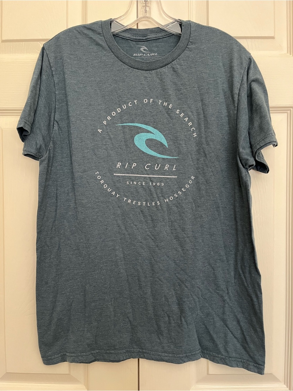Rip Curl Heather Teal Logo T-Shirt